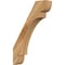 Ekena Millwork 6"W x 26"D x 38"H Olympic Rough Sawn Knee Brace, Western Red Cedar BRC06X26X38OLY00RWR - alternate 1